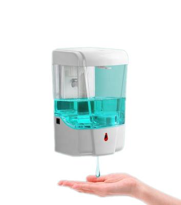 China Automatic Transparent Foam Soap Dispenser Hand Sanitizer Dispenser 700ml Alcohol Spray Gel Touchless Soap Dispenser for sale