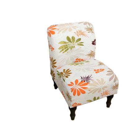 China Simple pin boutique HuiEn printing custom elastic bar plus fat thick chair cover home decor armless chair cover for sale