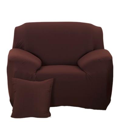 China Simply Four Seasons Milk Sofa Set Silk Elastic Coffee 1 Seat Sofa Cover for sale