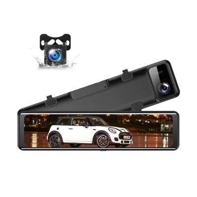 China Waterproof 12 Inch 2K 1440P Car Dvr Stream Media Dash Cam G-sensor Rear View Mirror Car Dash Camera Video Auto Park 24H for sale