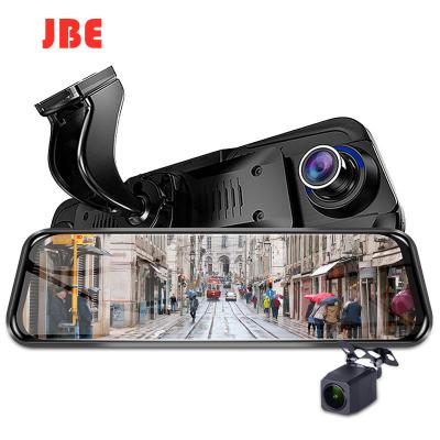 China Waterproof 10 Inch IPS Screen Full Screen Car Dvr Mirror Dash Cam Double Lens Hd Drive Recorder Rearview Mirror Car Camera for sale