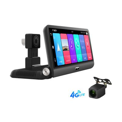 China 4G Android Bluetooth 8 Inch Car DVR Camera GPS Navigation ADAS FHD 1080P Dashboard Vsion Vsion Monitor Auto Night VCR Remote for sale