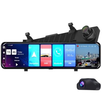 China 12inch Android 8.1 Dash 4G Cam 12 Inch Black Box Car GPS Navigation Dash Camera Auto Rearview Mirror ADAS Android 8.1 FHD Recorder Electronics for sale