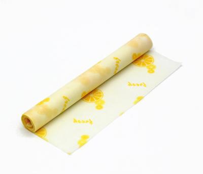 China 100*30cm Washable/Sustainable Eco Friendly Reusable Organic Beeswax Wrap Set Roll Fruit Vegetable Kitchen Food Storage for sale