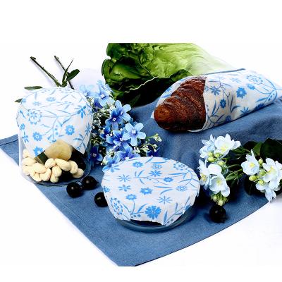 China Reusable Eco-Friendly Roll Free 33*100cm Customizable Plastic Beeswax Food Wrap Roll Factory Direct Washable/Sustainable for sale