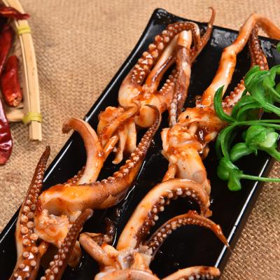 China Nutritious Seafood Hot Selling Fresh Product Easy To Cook Frozen Squid Dragon Beard Skewers for sale