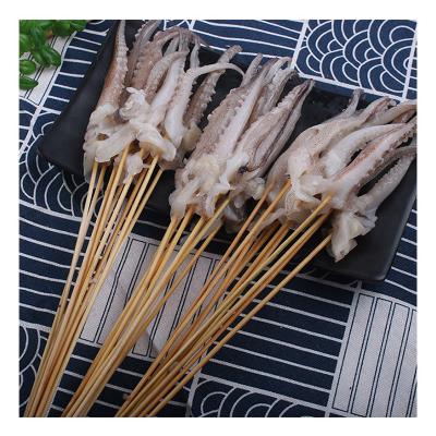 China Nutritious Top Selling Fresh Squid Skewers Set Frozen Natural Frozen Squid Dragon Beard Skewers for sale