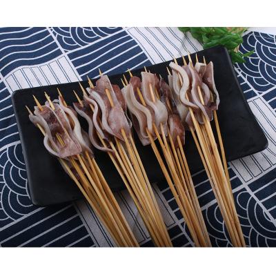 China Hot Sale Taste of NATURE Nice Easy to Cook Cleaned Sea Squid Skewers for sale