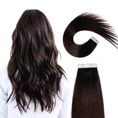 China Silky Straight Wave Tape In Extensions REMY Human Hair, Safe Skin Hair Weft Seamless 80g/Pack 20Pcs Hair Extensions 18inch for sale