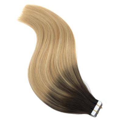 China Silky Straight OCEANE Wave Cuticle Aligned Ombre Remy Tape In Hair Extensions For Fashion Beauty Girls for sale