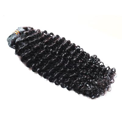 China Wholesale Afro Curly Curly Clip In Hair Extensions Virgin Remy Seamless Clip In Hair Extensions for sale