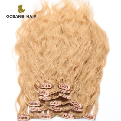 China Clip In Hair Extension 2017 New Style Brazilian Drawn Mink Double Clip In Hair Extension for sale