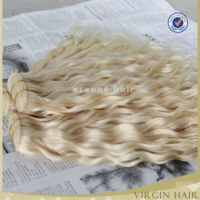 China Wholesale price 613 top grade factory curly cheap curly hair weaving, deep curly hair weave blonde for sale