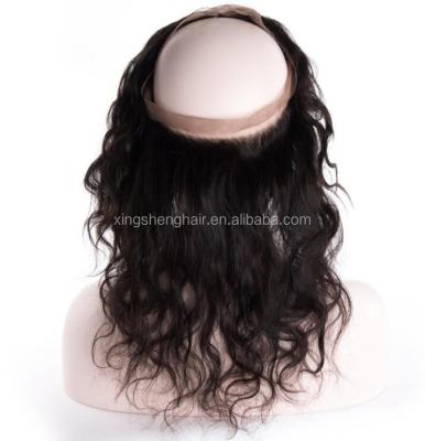 China 360 lace frontal silk lace base 360 ​​lace frontal closure for sale