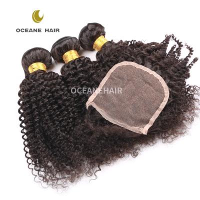 China Straight Brazilian Hair Piece Lace Up Brazilian Hair Bundles With Lace Frontal Closure for sale