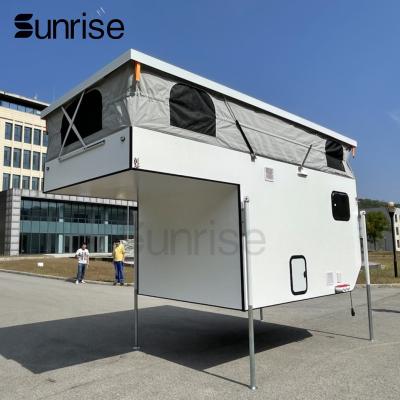 China 2022 travel trailer camper for demountable hybrid Australian shell rv caravan ranger camper truck offroad flatbed campers for sale