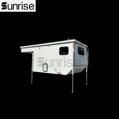 China Travel trailer factory canopy pop up camper trailer truck offroad camper slide in rv truck motorhome 4x4 offroad camper trailer for sale