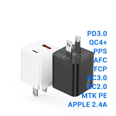 China Multi Original Universal Smart Charger Adapter QC/PD 20W Wall Charger ODM/OEM Mobile Phone ODM/OEM Fast Charger for sale