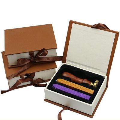 China School Office Business Gift Sealing Wax Set Stick Stamp Box for sale