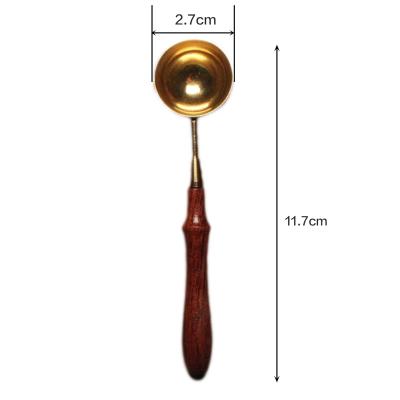 China Envelope Card Sealing Wax Special Cast Copper Spoon For Wax for sale