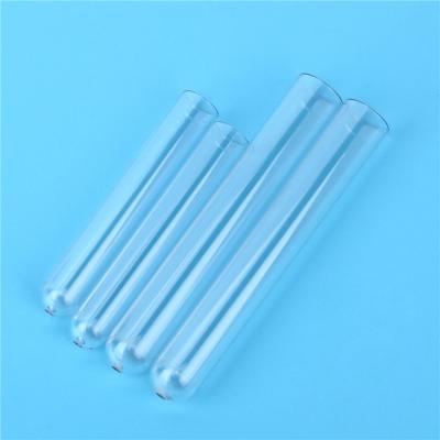 China Medical Chemical Eco-Friendly Vacuum 5ml 12ml Lab Application Mini Clear Plastic Large Pet Test Tube Bulk Container for sale