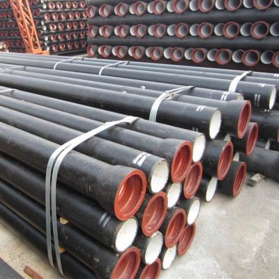 China Hot Sale EN545 K8 K9 Drinking Water / Wastewater Drinking Water Bitumen Coated Cement Lining Ductile Iron Pipe for sale