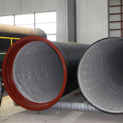 China Price of DN80-DN2600 potable water/waste water cement lining thickness per meter k7 k8 k9 200mm malleable cast iron pipe for sale