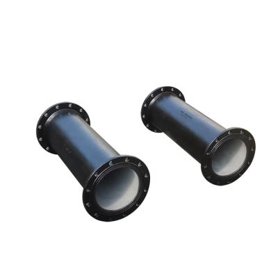 China Drinking Water / Drinking Water Sewage Water Supply Structures Round Class K9 Weld Flanged Iron Double Clamp Malleable Pipe for sale