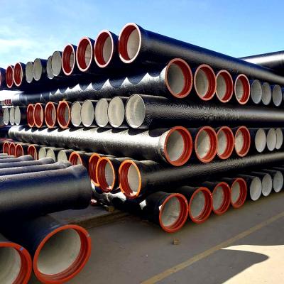 China Drinking Water / Wastewater ISO 2531 Factory Direct Sales Price Cement Lining Bitumen Coated Ductile Iron Pipes for sale