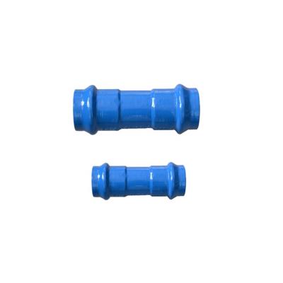 China GGG50/ASTM A536 Iron Pipe Double Socket Double Socket Clamp Fittings PVC Malleable Malleable Double Joint Socket Short Iron Pipe for sale