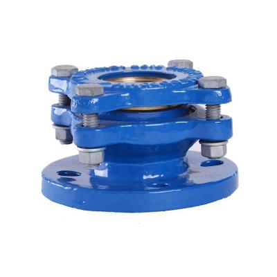 China GGG50 / ASTM A536 Ductile Iron Cast Ductile Body Self-Retained Flange Adapter For HDPE Pipe for sale