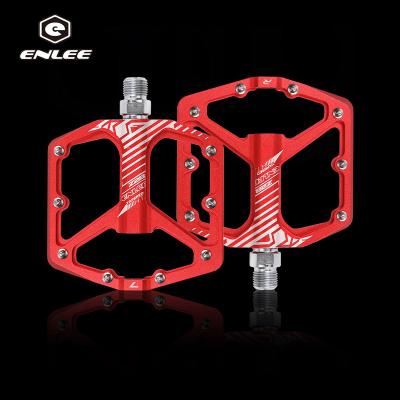 China 2021 High Strength Enlee Alloy Pedals Mountain Bike Pedal Folding Bike Road Bicycle Pedals for sale