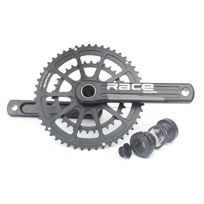 China Road Bikes RACEWORK 170/172.5/175mm Road Bike Crankset Folding Bicycle Crank Set for sale