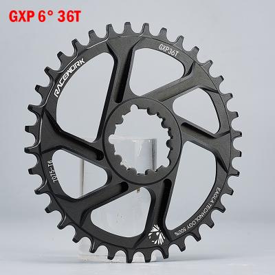 China Safety RACEWORK 32/34/36/38T MTB GXP Crankset Chainring Offset Bike Chainring 3/6 Degree for sale