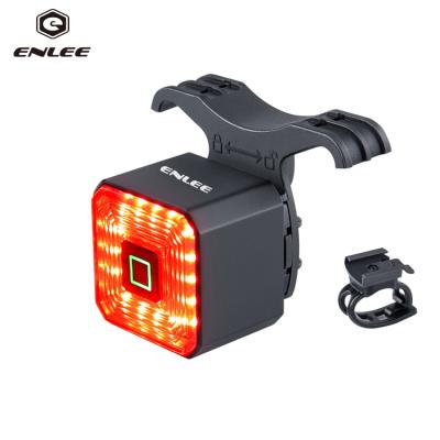 China 2021 Perfect Lightweight Enlee Aluminum Alloy Super Light Compact Bicycle Tail Tail Light Rechargeable Led Bike Light for sale