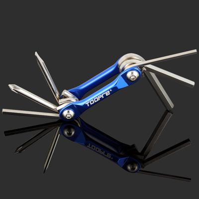 China Toopre Mountain Mini Tool Set Portable Bike Screwdriver Torx Bicycle Tools Bike Six-in-One Repair Tool Kit for sale