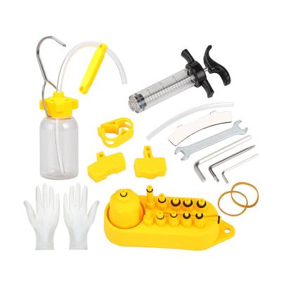 China Toopre Durable Nylon Recirculating Brake Kit Bike Oil Dish Filling Racking Tools Bicycle Oil Injector Kit for sale