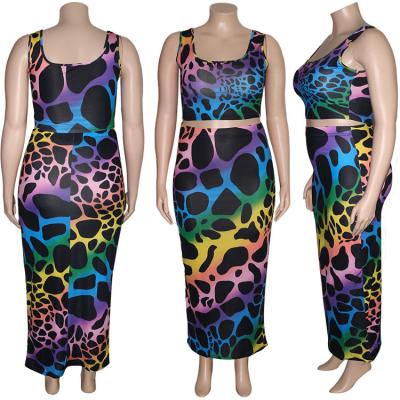 China Hot Selling Plus Size Color Leopard Print Slim Sexy Fashion Casual Dress Suitable For Women for sale