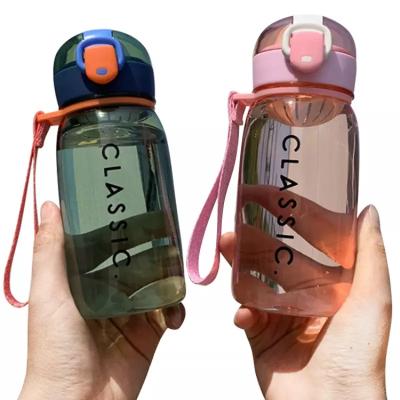 China Wholesale Hot Sale BPA Free New Design Viable 13oz 400ml Travel Sports Plastic Water Bottles With Custom Logo botella agua plastico for sale