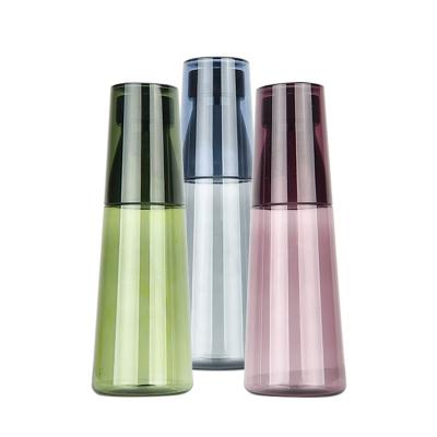 China Viable New Arrivals Bottle Narrow Mouth Drinkware Outdoor Carrying Leakproof Plastic Bottle With Cup Lid for sale