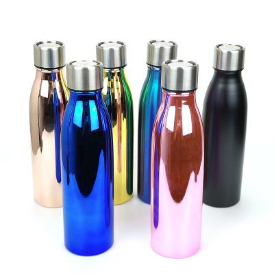 China Stocked Narrow Mouth Flask 550ml Shape Water Bottle Water Flask Custom Bottle for sale