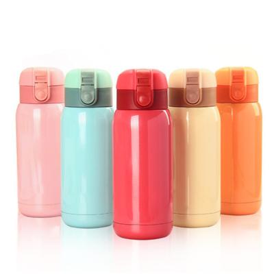 China 2020 PORTABLE Double Wall Stainless Steel Colorful Soft Wide Mouth Water Bottle With Copper Layer In Stock for sale