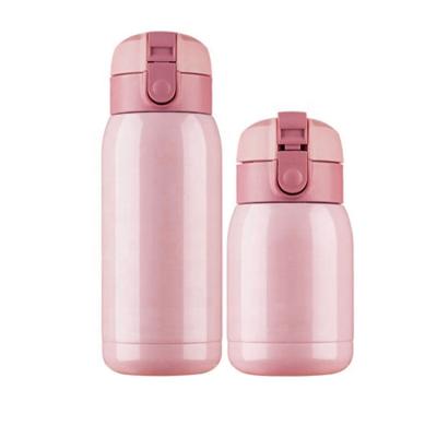 China PORTABLE Colorful Leakproof Insulated Hot Thermoses Cup Spring Lid Stainless Steel Amazon Sale Vacuum Water Bottle Style Design for sale