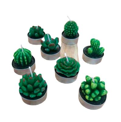 China Creative Home Decoration Green Plant Simulation Aromatherapy Candle DIY Home Decoration for sale