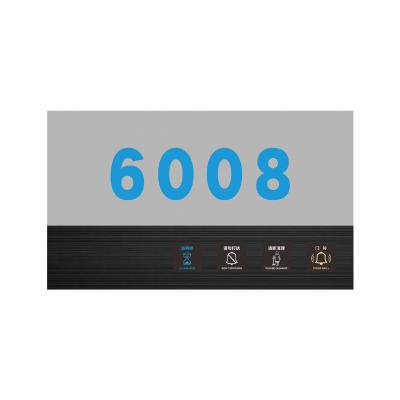 China Security 3D Metal Led Light Outdoor Waterproof House Numbers Stainless Steel Hotel Door Plates for sale