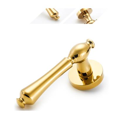 China Durable USA Market Flush Wood Main Door Stainless Steel Set Zinc Alloy Square Set Door Handle Set Lock for sale