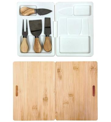 China Stocked Solution - Wooden Acacia Cutting Board Meal Prep Set of 11 with Stainless Steel Storage Container / Wholesale Cutting Boards for sale