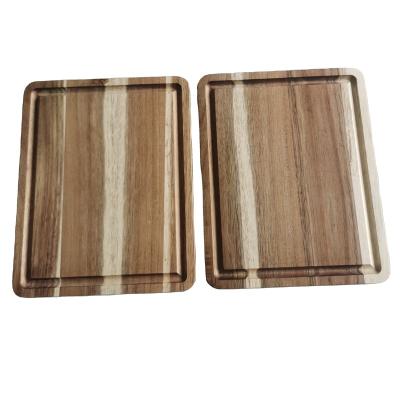 China Block End Butcher Grain Uweld Kitchens Natural Acacia Wood Cutting Board Face Grain Edge Grain Natural Wood Chopper for sale