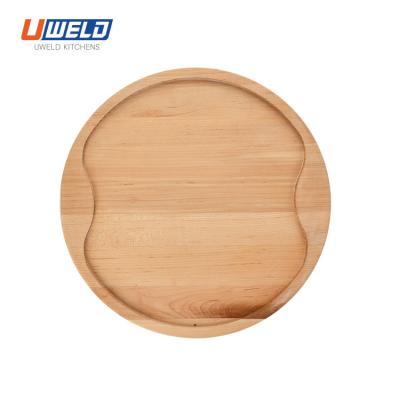 China Maple Serving Stored Uweld Round Board for sale