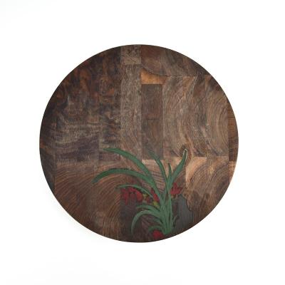 China Uweld Traditional Cutting Board Walnut Log Cutting Board with Handle for sale